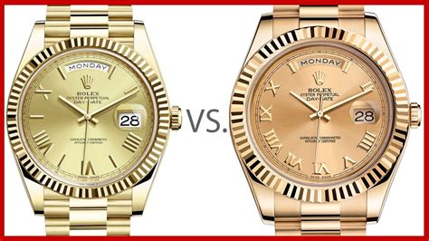 rolex day date 41mm vs 40mm